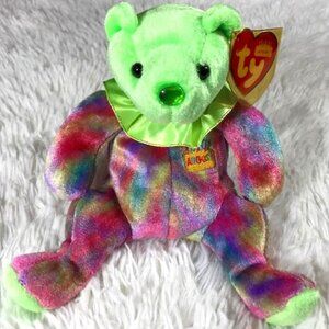 Ty The Birthday Beanies Collection AUGUST Peridot